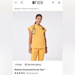 FIGS Rafaela Oversized Top/High Waisted Livingston Pants